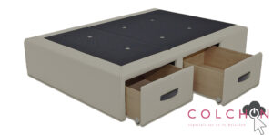 Canapé Cajones Tapizado en Polipiel