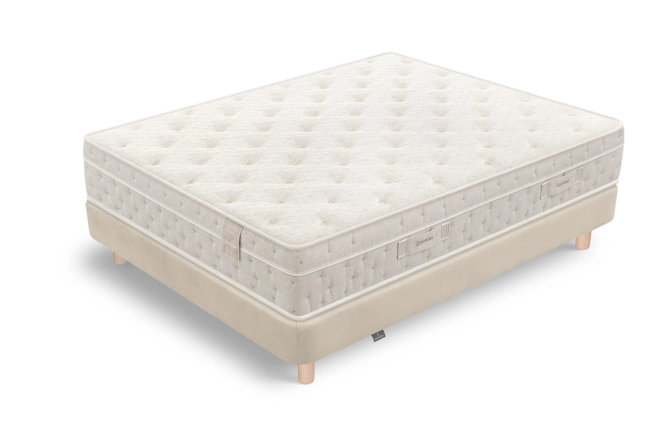 Colchón Carisma de Sonpura con Multisac Micro, látex natural, Blacksoja, cáñamo, lino y algodón orgánico