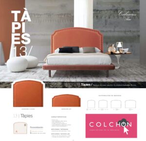 Cabecero TÁPIES de Marpe