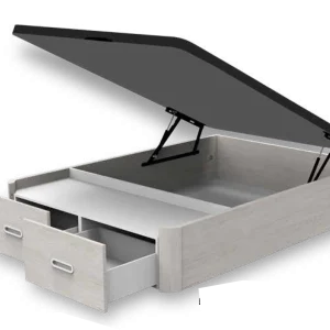 Canapé de Madera con Cajones