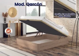Canapé arcón madera almacenaje dormitorio Madrid