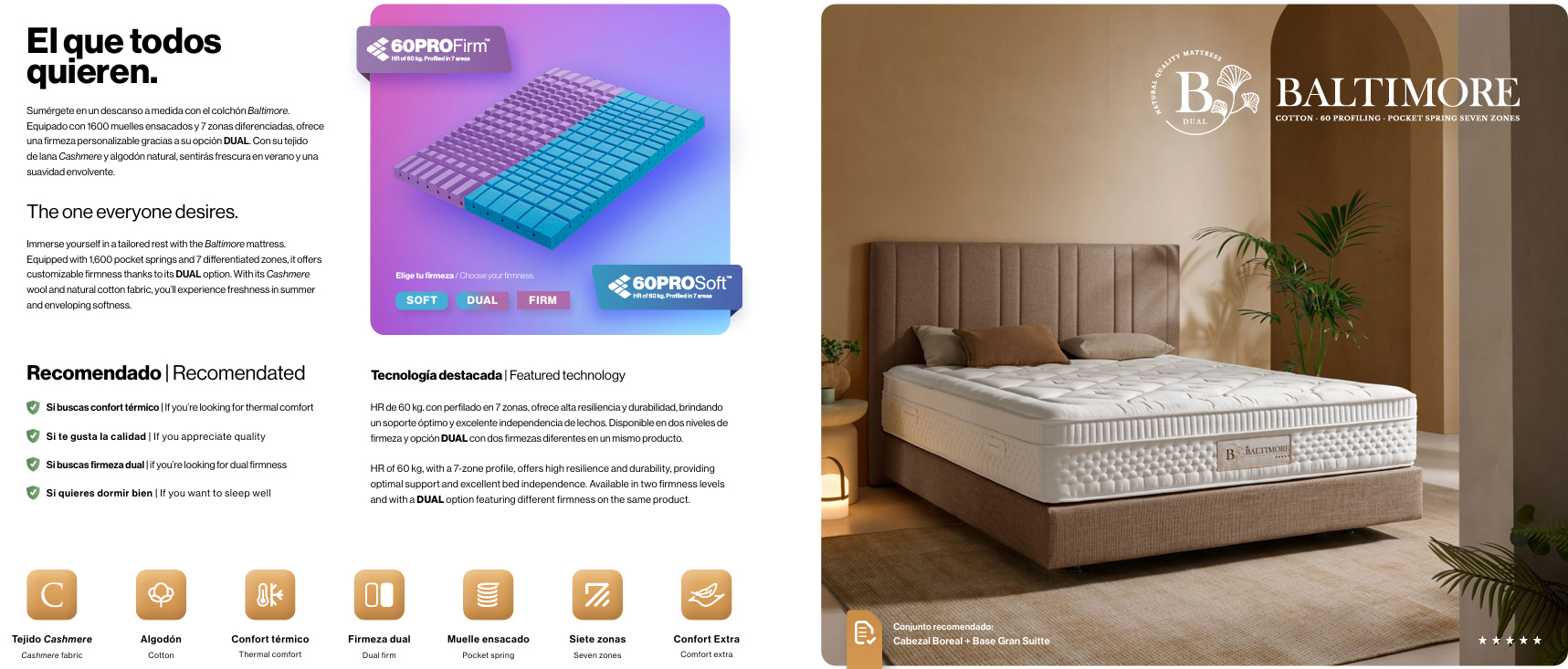 Colchón Baltimore de Essenzia