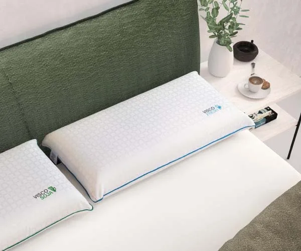 Almohada Visco Fresh de Gomarco con tecnología de sensación fresca