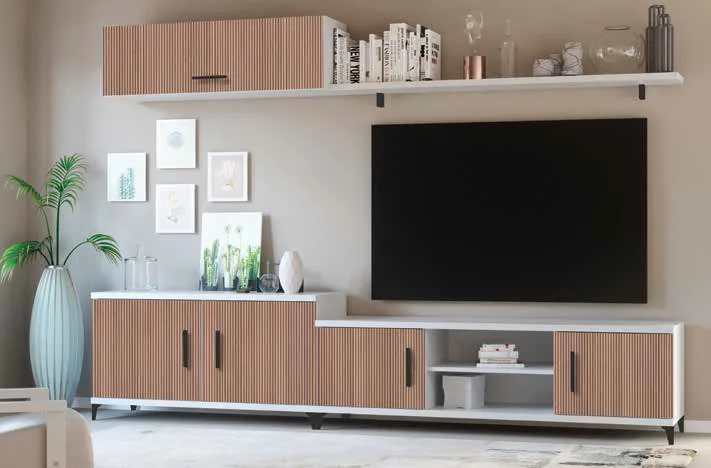 Mueble de salón barato Rayas