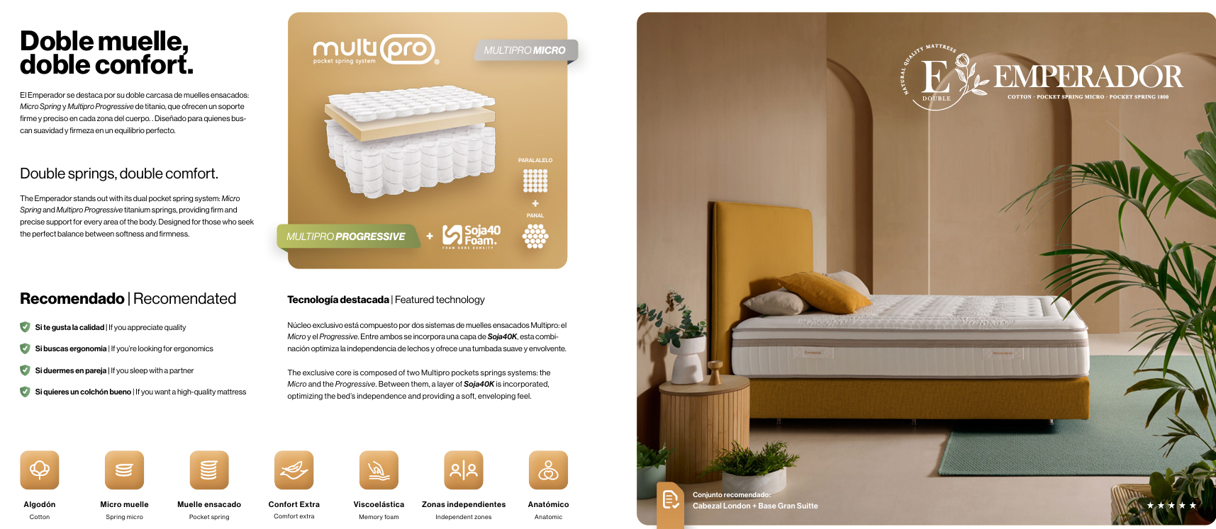 colchon emperador de essenzia