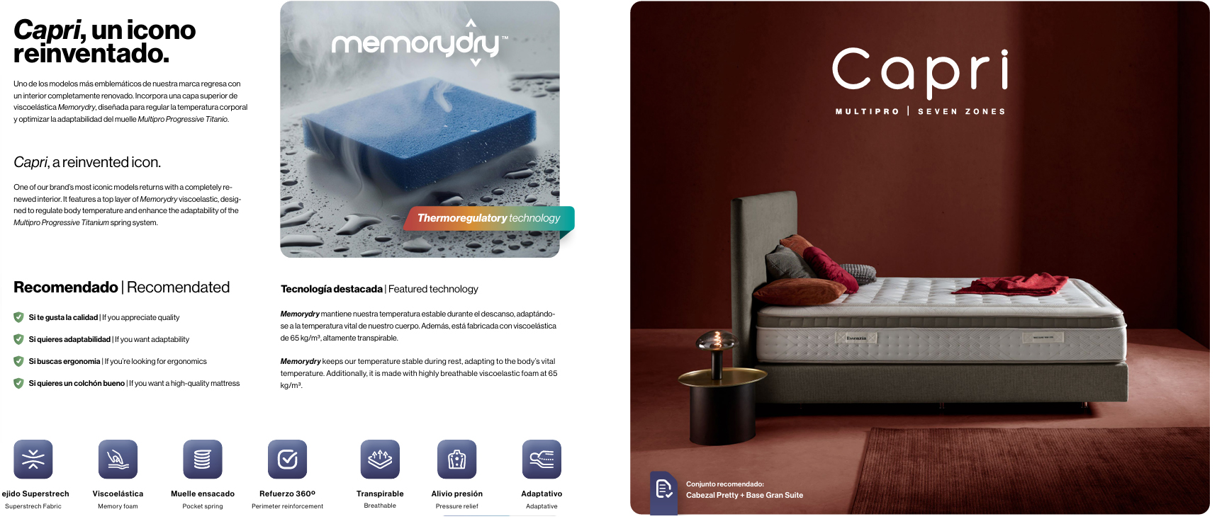 Colchón Capri de Essenzia