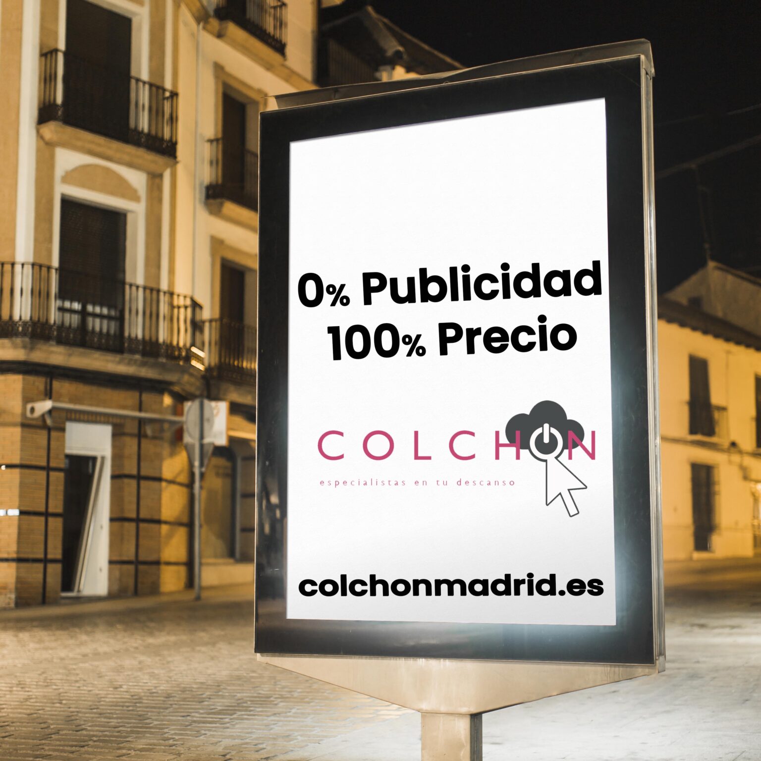 0% publicidad 100% precio - ColchonMadrid