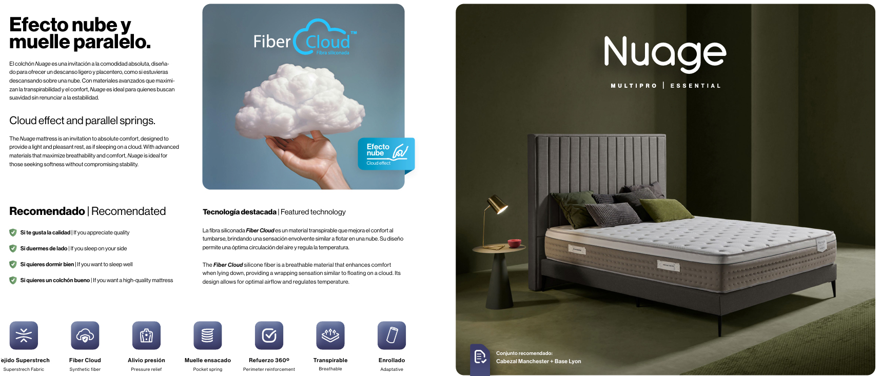 Colchón Nuage de Essenzia