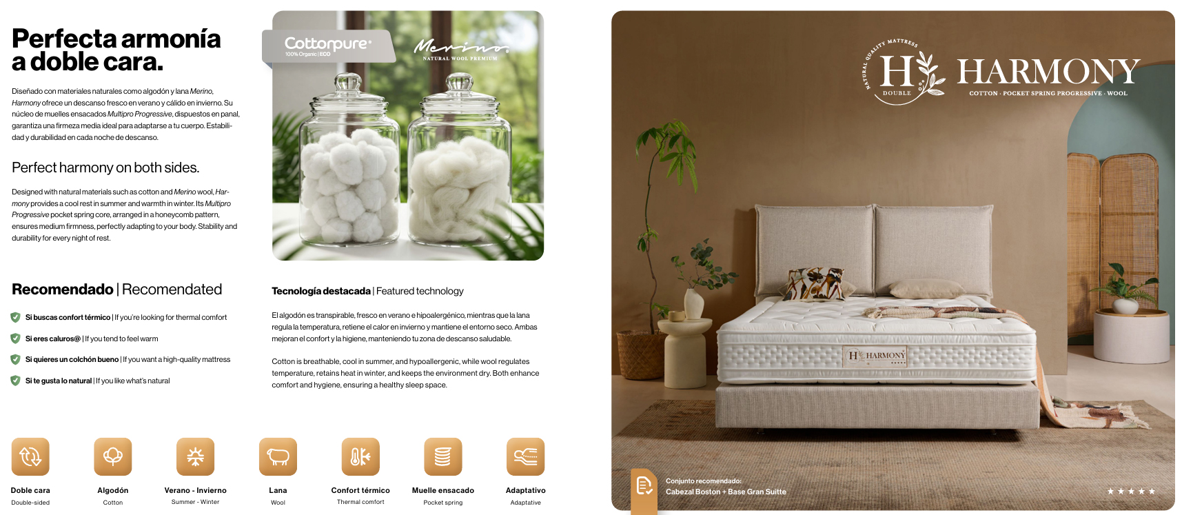 Colchón harmnoy essenzia