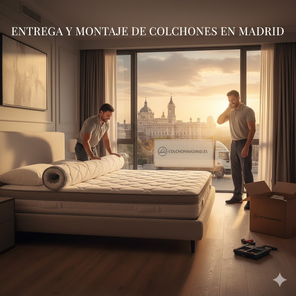 Entrega y montaje de colchones en Madrid