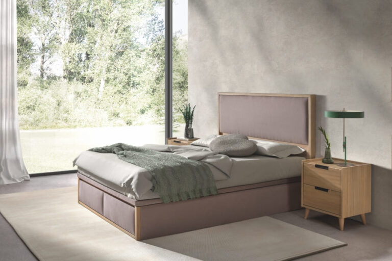 Canapé tapizado Premium Drawer Koala cerrado