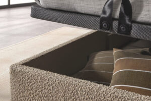 Canapé KOALA BEDS True-TOC-tapa oculta– detalle de acabado y almacenaje