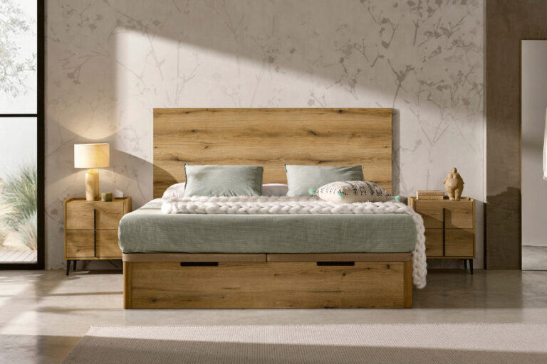 Canapé KOALA BEDS Comfort GAP 3D – ejemplo de acabado y almacenaje