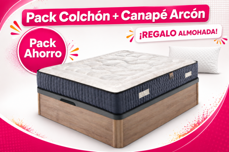 PACK COLCHÓN DANUBIO Y CANAPÉ ARCÓN