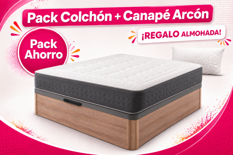 PACK COLCHÓN KAPA Y CANAPÉ ARCÓN