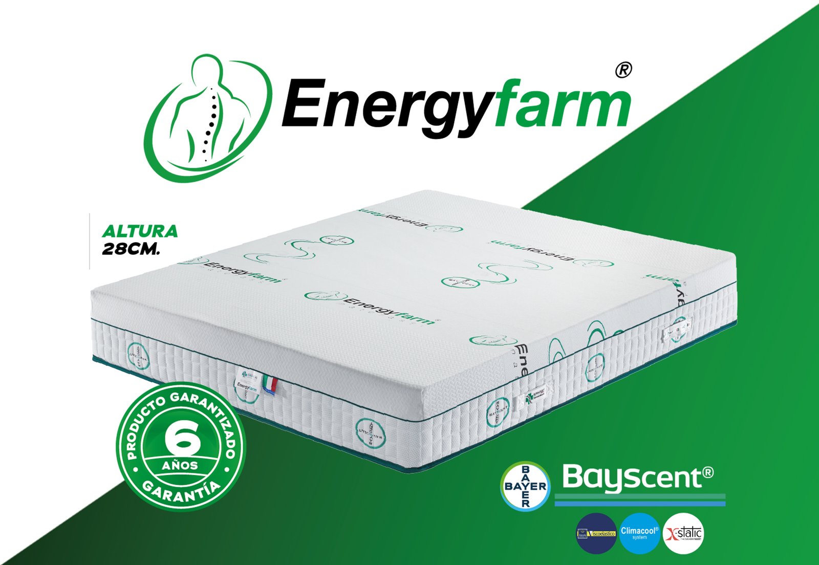 Colchón Energyfarm Aquacell de FarmaFlex